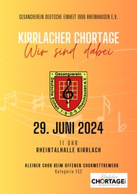 A3 Plakat Kirrlacher Chortage